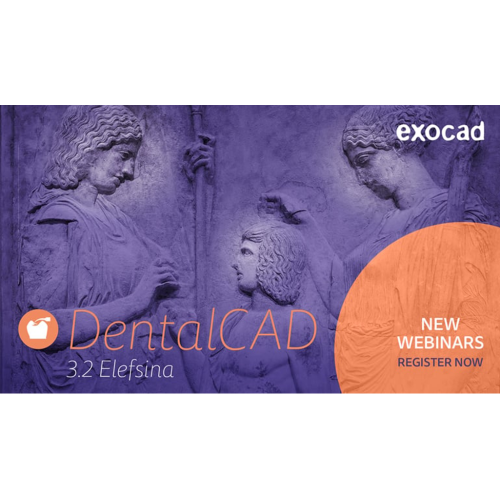 EXOCAD DentalCAD Elefsina 3.2 wersja Core - szkolenie GRATIS